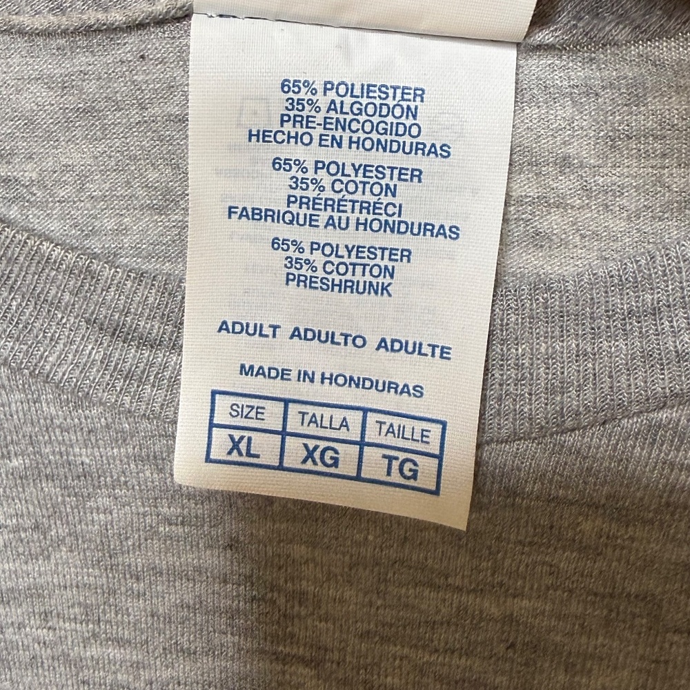 Run For Angels & Chicken Q 2/2/2019 Gray Long Sleeve Graphic Tee - Picture 10 of 12